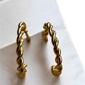 New Gold Hoop Earrings